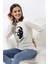 Atatürk Baskılı Sweatshirt 19159 Ekru 3