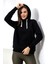 Şardonlu Kapüşonlu Sweatshirt 19491 Siyah 2