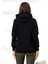 Şardonlu Kapüşonlu Sweatshirt 19491 Siyah 4