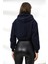 Şardonlu Kapüşonlu Sweatshirt 21391 Lacivert 4