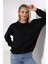 Oversize Sweatshirt 20814 Siyah 2
