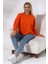 Oversize Sweatshirt 20814 Oranj 3
