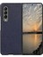 Litchi Doku Samsung Galaxy Z Fold3 5g-Blue Için Orijinal Deri Kaplamalı Pc Telefon Kılıfı (Yurt Dışından) 1