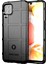 Samsung Galaxy A12-BLACK Için Sağlam Kalkan Square Grid Doku Tpu Telefon Kapağı (Yurt Dışından) 1