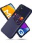Samsung Galaxy M52 5g-Blue Için Pu Deri+Pc Hibrit Kılıf Kılıf Doku Telefon Kapağı (Yurt Dışından) 1