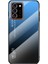 Samsung Galaxy NOTE20 ULTRA/NOTE20 Ultra 5g- Mavi/siyah Için Gradyan Renk Temsilli Cam+Pc+Tpu Şık Kapak (Yurt Dışından) 1