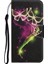 Desen Baskı Tpu+Pu Deri Cüzdan Samsung Galaxy A12-GLITTERY Kelebek (Yurt Dışından) 1