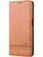 Manyetik Absorpsiyon Pu Deri Flip Kapak Stand Samsung Galaxy M52 5g-Brown Için Tam Koruma Cüzdan Telefon Kılıfı (Yurt Dışından) 2