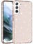 Pırıltılı Tpu+Pc Telefon Kılıfı Parlak Toz Şeffaf 3.0mm Kalınlaştırılmış Hibrit Telefon Koruyucusu Samsung Galaxy S22+5G-ROSE Altın (Yurt Dışından) 2