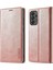 Samsung Galaxy A73 5g Için Cüzdan Stili Kılıfı, Kıvrık Anti-Scratch Iyi Korumalı Stand Pu Derisi Güçlü Manyetik Eşya Telefon Kapak Pembe (Yurt Dışından) 1