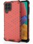 Samsung Galaxy Için M33 5g (Global Versiyon) Petek Dokulu Yumuşak Tpu+Sert Pc Telefon Anti-Drop Kılıf Hibrit Koruyucu Kapak Kırmızısı (Yurt Dışından) 1