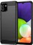 1.8mm Fırçalanmış Yüzey Tpu Kasası Ultra Şok Emme Emniyetli Hava Yastığı Karbon Fiber Doku Samsung Galaxy A03 (166.5 x 75.98 x 9.14MM) (Ab Versiyonu) -Black Için (Yurt Dışından) 1