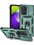 Samsung Galaxy A73 5g Kamera Koruma Kılıfı Yumuşak Tpu+Sert Pc Hibrit Tasarım Şok Emilim Koruyucu Kapak Dönen Halka Kickstand-Yeşil (Yurt Dışından) 1