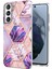 Anti-Çizelge 2.0mm Mermer Desen Imd Samsung Galaxy S21 Fe 5g-I-Light Mor Için Yumuşak Tpu Telefon Kapağı (Yurt Dışından) 1