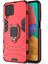 Samsung Galaxy M33 5g (Hindistan Versiyonu) Yüzük Tutucu Kickstand Koruyucu Kasa Yumuşak Tpu+Sert Pc Hibrid Telefon Kapak-Kırmızı (Yurt Dışından) 1