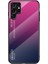 Temperli Cam Pc Arka Panel+Tpu Çerçeve Hibrit Kılıf Samsung Galaxy S22 Ultra 5g-Striping Gül Için (Yurt Dışından) 1