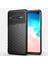 Thunder Serisi Twill Texture Yumuşak Tpu Samsung Galaxy S10-BLACK Için (Yurt Dışından) 1