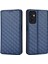 Samsung Galaxy M13 Için 4g Baskı Rhombus Pat Pu Deri Kapak Manyetik Otomatik Azal Emilmiş Telefon Stand Cüzdan Kılıf Mavisi (Yurt Dışından) 1