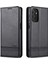 Manyetik Absorpsiyon Pu Deri Flip Kapak Stand Samsung Galaxy M52 5g-Black Için Tam Koruma Cüzdan Telefon Kılıfı (Yurt Dışından) 1