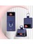 Samsung Galaxy Z Flip3 5g-Sapphire Için Cilt Tahkisi Anti-Fingerprint Anti-Drop Ring Kickstand Tasarım Telefon Kılıf Kapağı (Yurt Dışından) 2
