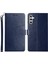 Y Şeklinde Çizgiler Pu Deri+Yumuşak Tpu Iç Kabuk Cüzdanı Samsung Galaxy A13 5G/A04S 4g (164.7 x 76.7 x 9.1 Mm) Için Telefon Kapağı-Blue (Yurt Dışından) 1