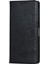 Samsung Galaxy A12 R61 Doku Için Dikiş Pu Deri+Tpu Stand Telefon Kılıf Deseni Baskılı Cüzdan Kapak Black (Yurt Dışından) 2
