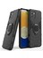 Samsung Galaxy A03 Için (166.5 x 75.98 x 9.14MM) Tpu+Pc Şok Geçirmez Koruma Kasası Askeri Sınıf Zırh Yüzük Tutucu Arka Kapak Black (Yurt Dışından) 2