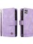 Baskı Stripes Fermuar Cep Deri Kapak Katlanabilir Stand Kart Yuvaları Samsung Galaxy A22 5g (Ab Versiyonu) Için Telefon Kasası Kabuğu (Yurt Dışından) 1