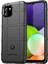Sağlam Kare Izgara Tasarımı Kalınlaştırılmış Tpu Şok Geçirmez Koruyucu Arka Kapak Samsung Galaxy A03 (164.2 x 75.9 x 9.1mm) -Black (Yurt Dışından) 1