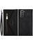 Iyi Korumalı Deri Fermuar Cüzdan Tasarımı Cilt Hissediyor, Damla Kayış Kayış Telefon Kasası Kapağı Samsung Galaxy S22 5g-Black (Yurt Dışından) 1