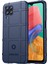 Samsung Galaxy M33 5g (Global Versiyon)/(Hindistan Versiyonu) Sağlam Kare Izgaralı Telefon Kabuğu Çantası Anti-Damla Kalınlaşmış Tpu Koruyucu Kapak-Mavi (Yurt Dışından) 1