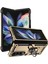 Samsung Galaxy Z Fold4 Için 5g Tpu+Pc Şok Geçirmez Telefon Kasa Çanta Tutucu Kickstand Koruyucu Kapak Araba Montajı Metal Sac-Altın (Yurt Dışından) 2