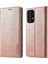 Güçlü Manyetik Otomatik Kapanış Pu Deri+Tpu Stand Samsung Galaxy A53 5g-Pink Için Cüzdan Telefon Vaka Telefon Kabuğu (Yurt Dışından) 1