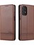 Samsung Galaxy A23 4g/5g Için Cüzdan Telefon Kılıfı (Global Versiyon) Pu Deri Folio Flip Cover Manyetik Kapak Dokulu Telefon Koruyucusu Stand-Coffee ile (Yurt Dışından) 1