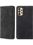 Samsung Galaxy A13 Için 4g Cilt Touch Hissed Hisset Deri Deri Flip Folio Kılıf Kart Yuvaları Tutucu Stand Güçlü Manyetik Emme Telefon Kapak Black (Yurt Dışından) 1