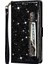 Flash Powder Fermuar Cep Cüzdanı Flip Deri Telefon Kılıfı Samsung Galaxy S21 4g/5g-Black (Yurt Dışından) 2