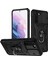 Samsung Galaxy S21 5g/4g-Black Için Kamera Kaydırıcısı ile Kickstand 3-1 Arada Tpu Koruma Kapağı Şok Geçirmez Pc Kabuğu (Yurt Dışından) 1