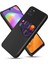 Samsung Galaxy A31-BLACK Için Kart Tutucu Bez+Pu Deri Kaplamalı Pc Telefon Kabuğu (Yurt Dışından) 1