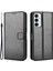 Samsung Galaxy Için M23 5G/F23 5g Çılgın At Dokusu Flip Cüzdan Kılıfı Pu Stand El Kayışı Şok Geçirmez Koruyucu Kapak Black (Yurt Dışından) 1