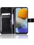 Samsung Galaxy Için M23 5G/F23 5g Çılgın At Dokusu Flip Cüzdan Kılıfı Pu Stand El Kayışı Şok Geçirmez Koruyucu Kapak Black (Yurt Dışından) 2