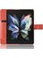 Samsung Galaxy Z Fold4 Için 5g Telefon Kılıfı Çılgın At Doku Pu Deri Kapak Kalem Yuvası/stand Manyetik Tokalı Telefon Kılıfı Kahverengi (Yurt Dışından) 2