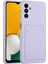 Samsung Galaxy A13 5G/A04S 4g (164.7 x 76.7 x 9.1 Mm) Kamera Lens Koruması Şok Geçirmez Tpu Kart Tutucu-Işıklı Mor ile Kaymaz Telefon Kasası (Yurt Dışından) 1