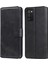 Pu Deri Cüzdan Stand Folio Flip Koruyucu Telefon Kapağı Samsung Galaxy A03S (164.2 x 75.9 x 9.1mm) -Black (Yurt Dışından) 1