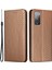 Cüzdan Tasarım Karbon Fiber Doku Stand Samsung Galaxy S20 Fe 2022/S20 Fe 4G/S20 Lite-Brown (Yurt Dışından) 1