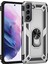 Zor Anti-Çizik Telefon Kabuğu Yüzük Tutucu Kickstand Tasarımı Pc+Tpu+Metal Hibrid Telefon Kapağı Samsung Galaxy S22+5G-SILVER (Yurt Dışından) 2