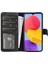 Samsung Galaxy M13 Için 4g Renkli Ekleme Pu Deri Stand Kılıfı Folio Flip Telefon Cüzdan Kapak Black (Yurt Dışından) 2