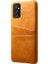 Samsung Galaxy M52 5g-Orange Için Çift Kart Yuvaları ile Premium Pu Deri+Pc Anti-Çizelge Sabit Kılıf (Yurt Dışından) 2