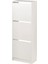 Bıssa Ayakkabı Dolabı, 49X28X135 Cm, 3 Bölmeli Beyaz Renk 1