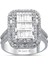 0.80 Ct F-G Si 4.64 gr 14 K Jwd Baget Yüzük 1