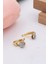 14 Ayar Altın Küpe J Klips Kadın Küpe LKKP1275 3